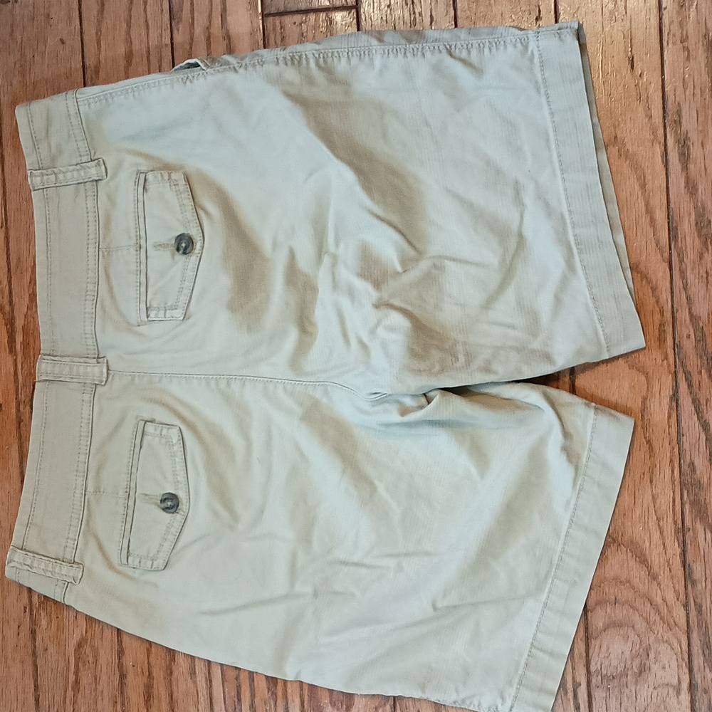 Sonoma Tan Walking Shorts Classic Cotton Blend, Women's Sz 8 - Picture 5 of 6